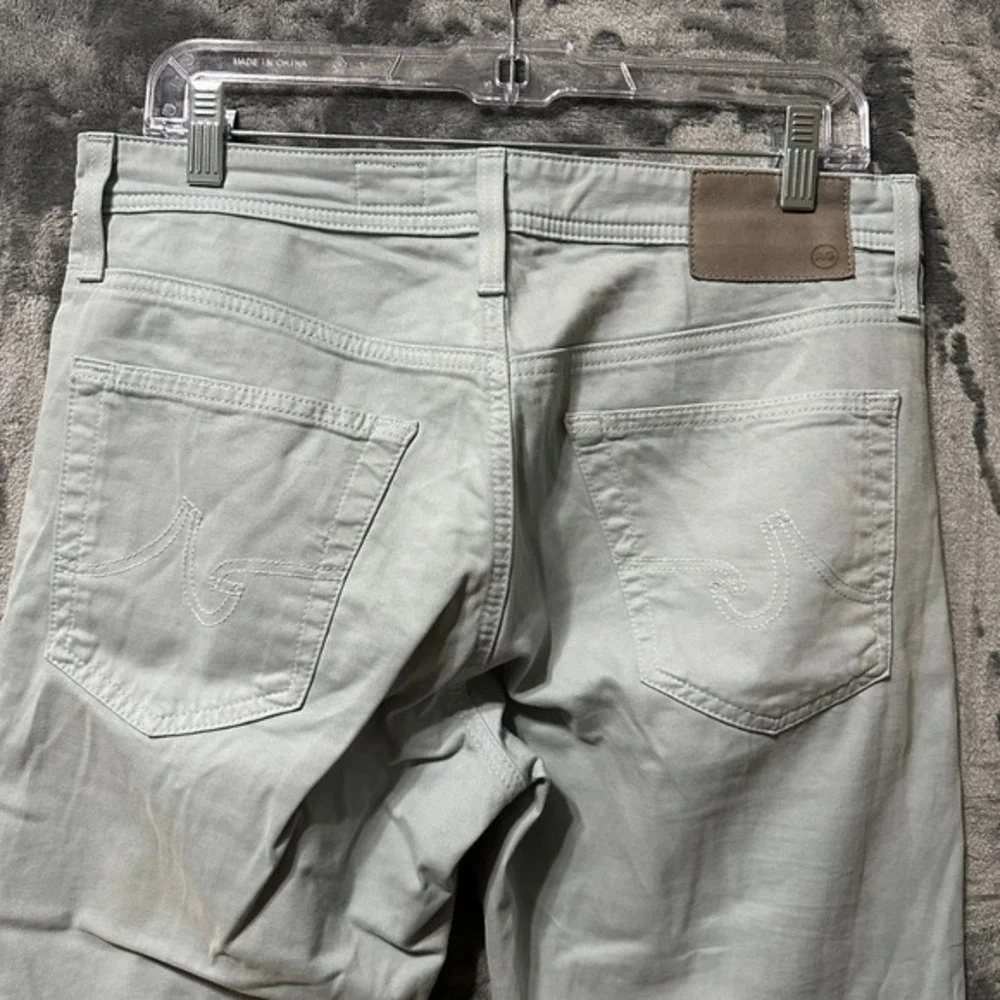 AG Adriano Goldschmied The Graduate Pants Mens 30x32 Blue Grey Good Tailored Leg